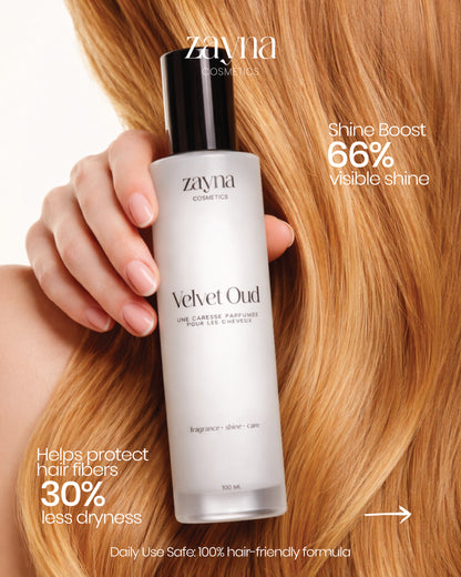 ZAYNA™ Velvet Oud – Long-Lasting Hair Perfume